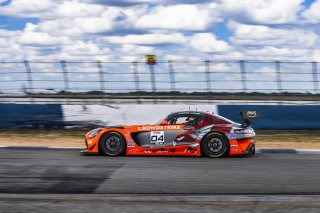 #04 Mercedes-AMG GT3 of George Kurtz and Colin Braun, Crowdstrike by Riley Motorsports, GT World Challenge America, Pro-Am, FANATEC GT World Challenge America Powered by AWS, SRO America, Sebring International Raceway, Sebring, FL May 3 - 5 2024.
 | Fabian Lagunas / SRO