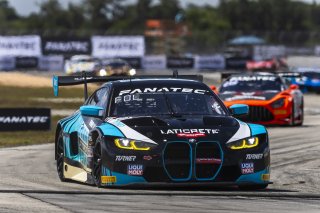 #29 BMW M4 GT3 of Justin Rothberg and Robby Foley, Turner Motorsport, GT World Challenge America, Pro-Am, FANATEC GT World Challenge America Powered by AWS, Sebring International Raceway, Sebring, FL May 3 - 5 2024.
 | Fabian Lagunas / SRO