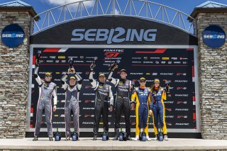 #29 BMW M4 GT3 of Justin Rothberg and Robby Foley, Turner Motorsport, GT World Challenge America, Pro-Am, FANATEC GT World Challenge America Powered by AWS, Sebring International Raceway, Sebring, FL May 3 - 5 2024.
 | Fabian Lagunas / SRO