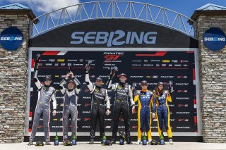 #29 BMW M4 GT3 of Justin Rothberg and Robby Foley, Turner Motorsport, GT World Challenge America, Pro-Am, FANATEC GT World Challenge America Powered by AWS, Sebring International Raceway, Sebring, FL May 3 - 5 2024.
 | Fabian Lagunas / SRO