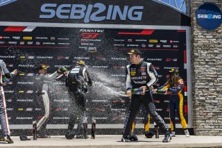 #29 BMW M4 GT3 of Justin Rothberg and Robby Foley, Turner Motorsport, GT World Challenge America, Pro-Am, FANATEC GT World Challenge America Powered by AWS, Sebring International Raceway, Sebring, FL May 3 - 5 2024.
 | Fabian Lagunas / SRO