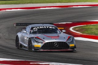 #50 Mercedes-AMG GT3 of Ross Chouest and Aaron Povoledo, Chouest Povoledo Racing, Pro-Am, GT World Challenge America, FANATEC GT World Challenge America Powered by AWS, COTA, Austin, TX May 17 - 19 2024.
 | Fabian Lagunas / SRO