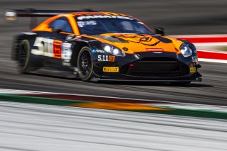 #8 Aston Martin Vantage AMR GT3 2024 of Elias Sabo and Andy Lee, TXying Lizard Motorsports, GT World Challenge America, Pro-Am, FANATEC GT World Challenge America Powered by AWS, SRO America, COTA, Austin, TX May 17 - 19 2024.
 | Fabian Lagunas / SRO
