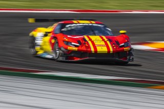 #88 Ferrari 296 GT3 of Custodio Toledo and Riccardo Agostini, AF Corse, GT World Challenge America, Pro-Am, SRO America, FANATEC GT World Challenge America Powered by AWS, COTA, Austin, TX May 17 - 19 2024.
 | Fabian Lagunas / SRO