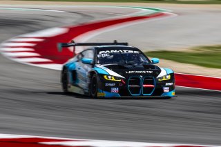#29 BMW M4 GT3 of Justin Rothberg and Robby Foley, Turner Motorsport, GT World Challenge America, Pro-Am, FANATEC GT World Challenge America Powered by AWS, COTA, Austin, TX May 17 - 19 2024.
 | Fabian Lagunas / SRO