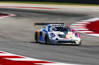 #85 Porsche 992 GT3-R of Spencer Pumpelly and Trent Hindman, RS1, GT World Challenge America, Pro, SRO America, FANATEC GT World Challenge America Powered by AWS, COTA, Austin, TX May 17 - 19 2024.
 | Fabian Lagunas / SRO