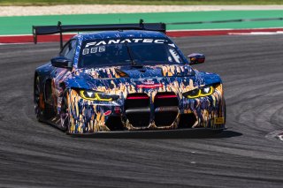 #38 BMW M4 GT3 of Samantha Tan and Neil Verhagen, ST Racing, GT World Challenge America, Pro-Am, SRO America, FANATEC GT World Challenge America Powered by AWS, COTA, Austin, TX May 17 - 19 2024.
 | Fabian Lagunas / SRO