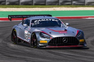 #50 Mercedes-AMG GT3 of Ross Chouest and Aaron Povoledo, Chouest Povoledo Racing, Pro-Am, GT World Challenge America, FANATEC GT World Challenge America Powered by AWS, COTA, Austin, TX May 17 - 19 2024.
 | Fabian Lagunas / SRO