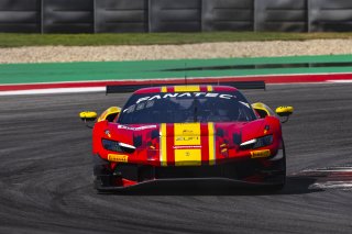 #88 Ferrari 296 GT3 of Custodio Toledo and Riccardo Agostini, AF Corse, GT World Challenge America, Pro-Am, SRO America, FANATEC GT World Challenge America Powered by AWS, COTA, Austin, TX May 17 - 19 2024.
 | Fabian Lagunas / SRO