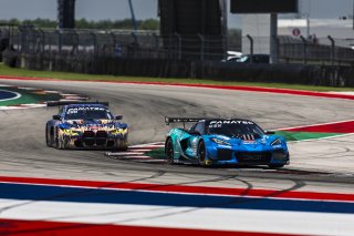 #63 Chevrolet Corvette Z06 GT3.R of Alec Udell and Tommy Milner, DXDT Racing, GT World Challenge America, Pro, SRO America, FANATEC GT World Challenge America Powered by AWS, COTA, Austin, TX May 17 - 19 2024.
 | Fabian Lagunas / SRO