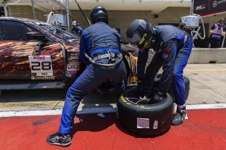 #28 BMW M4 GT3 of Varun Chocksey and Bill Auberlen, ST Racing, GT World Challenge America, Pro, SRO America, FANATEC GT World Challenge America Powered by AWS, COTA, Austin, TX May 17 - 19 2024.
 | Fabian Lagunas / SRO