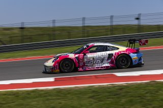 #85 Porsche 992 GT3-R of Spencer Pumpelly and Trent Hindman, RS1, GT World Challenge America, Pro, SRO America, FANATEC GT World Challenge America Powered by AWS, COTA, Austin, TX May 17 - 19 2024.
 | Fabian Lagunas / SRO