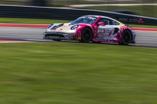 #85 Porsche 992 GT3-R of Spencer Pumpelly and Trent Hindman, RS1, GT World Challenge America, Pro, SRO America, FANATEC GT World Challenge America Powered by AWS, COTA, Austin, TX May 17 - 19 2024.
 | Fabian Lagunas / SRO