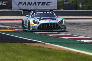 #19 Mercedes-AMG GT3 of Will Hardeman and Alan Metni, Esses Racing with Mercedes-Benz of Austin, GT World Challenge America, Pro-Am, FANATEC GT World Challenge America Powered by AWS, SRO America, COTA, Austin, TX May 17 - 19 2024.
 | Fabian Lagunas / SRO