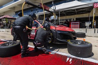 #93 Acura NSX GT3 EVO22 of Luca Mars and Zach Veach, Racers Edge Motorsports, GT World Challenge America, Pro, FANATEC GT World Challenge America Powered by AWS, SRO America, COTA, Austin, TX May 17 - 19 2024.
 | Fabian Lagunas / SRO
