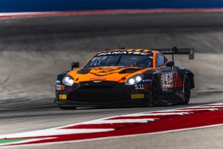 #8 Aston Martin Vantage AMR GT3 2024 of Elias Sabo and Andy Lee, TXying Lizard Motorsports, GT World Challenge America, Pro-Am, FANATEC GT World Challenge America Powered by AWS, SRO America, COTA, Austin, TX May 17 - 19 2024.
 | Fabian Lagunas / SRO