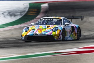 #32 Porsche 911 GT3-R of Kyle Washington and Tom Sargent, GMG Racing, GT World Challenge America, Pro-Am, FANATEC GT World Challenge America Powered by AWS, COTA, Austin, TX May 17 - 19 2024.
 | Fabian Lagunas / SRO