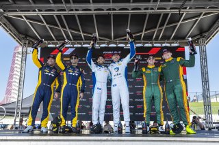 #63 Chevrolet Corvette Z06 GT3.R of Alec Udell and Tommy Milner, DXDT Racing, GT World Challenge America, Pro, SRO America, FANATEC GT World Challenge America Powered by AWS, COTA, Austin, TX May 17 - 19 2024.
 | Fabian Lagunas / SRO
