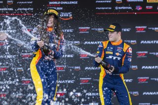 #38 BMW M4 GT3 of Samantha Tan and Neil Verhagen, ST Racing, GT World Challenge America, Pro-Am, SRO America, FANATEC GT World Challenge America Powered by AWS, COTA, Austin, TX May 17 - 19 2024.
 | Fabian Lagunas / SRO