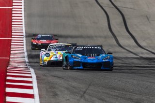 #63 Chevrolet Corvette Z06 GT3.R of Alec Udell and Tommy Milner, DXDT Racing, GT World Challenge America, Pro, SRO America, FANATEC GT World Challenge America Powered by AWS, COTA, Austin, TX May 17 - 19 2024.
 | Fabian Lagunas / SRO