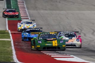 #120 Porsche 911 GT3-R of Adam Adelson and Elliott Skeer, Wright Motorsports, GT World Challenge America, Pro, FANATEC GT World Challenge America Powered by AWS, SRO America, COTA, Austin, TX May 17 - 19 2024.
 | Fabian Lagunas / SRO      