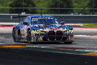 #38 BMW M4 GT3 of Samantha Tan and Neil Verhagen, ST Racing, GT World Challenge America, Pro-Am, SRO America, FANATEC GT World Challenge America Powered by AWS, COTA, Austin, TX May 17 - 19 2024.
 | Fabian Lagunas / SRO