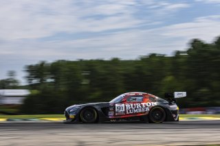#91 Mercedes-AMG GT3 of Jeff Burton and Philip Ellis, Regulator Racing, GT World Challenge America, Pro-Am, SRO America, FANATEC GT World Challenge America Powered by AWS, VIR, Alton, VA July 19 - 21 2024.
 | Fabian Lagunas / SRO      