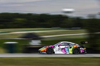 #32 Porsche 911 GT3-R of Kyle Washington and Tom Sargent, GMG Racing, GT World Challenge America, Pro-Am, FANATEC GT World Challenge America Powered by AWS, VIR, Alton, VA July 19 - 21 2024.
 | Fabian Lagunas / SRO      