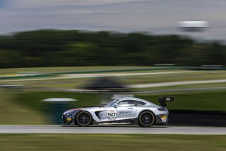 #50 Mercedes-AMG GT3 of Ross Chouest and Aaron Povoledo, Chouest Povoledo Racing, Pro-Am, GT World Challenge America, FANATEC GT World Challenge America Powered by AWS, VIR, Alton, VA July 19 - 21 2024.
 | Fabian Lagunas / SRO      