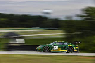 #120 Porsche 911 GT3-R of Adam Adelson and Elliott Skeer, Wright Motorsports, GT World Challenge America, Pro, FANATEC GT World Challenge America Powered by AWS, SRO America, VIR, Alton, VA July 19 - 21 2024.
 | Fabian Lagunas / SRO      