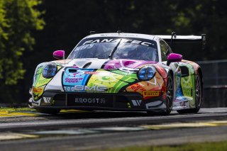 #32 Porsche 911 GT3-R of Kyle Washington and Tom Sargent, GMG Racing, GT World Challenge America, Pro-Am, FANATEC GT World Challenge America Powered by AWS, VIR, Alton, VA July 19 - 21 2024.
 | Fabian Lagunas / SRO           