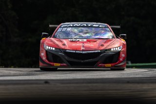 #93 Acura NSX GT3 EVO22 of Luca Mars and Zach Veach, Racers Edge Motorsports, GT World Challenge America, Pro, FANATEC GT World Challenge America Powered by AWS, SRO America, VIR, Alton, VA July 19 - 21 2024.
 | Fabian Lagunas / SRO           