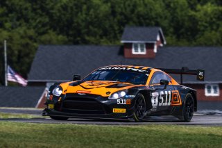 #8 Aston Martin Vantage AMR GT3 2024 of Elias Sabo and Andy Lee, Flying Lizard Motorsports, GT World Challenge America, Pro-Am, FANATEC GT World Challenge America Powered by AWS, SRO America, VIR, Alton, VA July 19 - 21 2024.
 | Fabian Lagunas / SRO           
