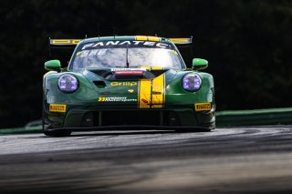 #120 Porsche 911 GT3-R of Adam Adelson and Elliott Skeer, Wright Motorsports, GT World Challenge America, Pro, FANATEC GT World Challenge America Powered by AWS, SRO America, VIR, Alton, VA July 19 - 21 2024.
 | Fabian Lagunas / SRO           