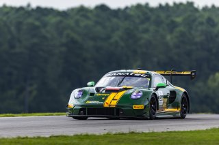 #120 Porsche 911 GT3-R of Adam Adelson and Elliott Skeer, Wright Motorsports, GT World Challenge America, Pro, FANATEC GT World Challenge America Powered by AWS, SRO America, VIR, Alton, VA July 19 - 21 2024.
 | Fabian Lagunas / SRO      