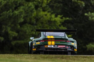 #120 Porsche 911 GT3-R of Adam Adelson and Elliott Skeer, Wright Motorsports, GT World Challenge America, Pro, FANATEC GT World Challenge America Powered by AWS, SRO America, VIR, Alton, VA July 19 - 21 2024.
 | Fabian Lagunas / SRO      