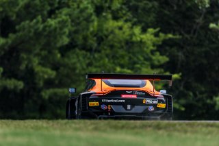 #8 Aston Martin Vantage AMR GT3 2024 of Elias Sabo and Andy Lee, Flying Lizard Motorsports, GT World Challenge America, Pro-Am, FANATEC GT World Challenge America Powered by AWS, SRO America, VIR, Alton, VA July 19 - 21 2024.
 | Fabian Lagunas / SRO      