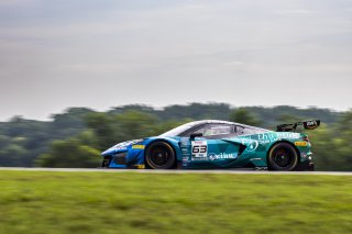 #63 Chevrolet Corvette Z06 GT3.R of Alec Udell and Tommy Milner, DXDT Racing, GT World Challenge America, Pro, SRO America, FANATEC GT World Challenge America Powered by AWS, VIR, Alton, VA July 19 - 21 2024.
 | Fabian Lagunas / SRO           
