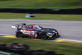 #91 Mercedes-AMG GT3 of Jeff Burton and Philip Ellis, Regulator Racing, GT World Challenge America, Pro-Am, SRO America, FANATEC GT World Challenge America Powered by AWS, VIR, Alton, VA July 19 - 21 2024.
 | Fabian Lagunas / SRO      