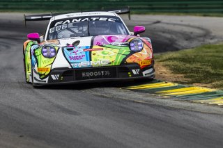 #32 Porsche 911 GT3-R of Kyle Washington and Tom Sargent, GMG Racing, GT World Challenge America, Pro-Am, FANATEC GT World Challenge America Powered by AWS, VIR, Alton, VA July 19 - 21 2024.
 | Fabian Lagunas / SRO           