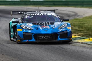#63 Chevrolet Corvette Z06 GT3.R of Alec Udell and Tommy Milner, DXDT Racing, GT World Challenge America, Pro, SRO America, FANATEC GT World Challenge America Powered by AWS, VIR, Alton, VA July 19 - 21 2024.
 | Fabian Lagunas / SRO           