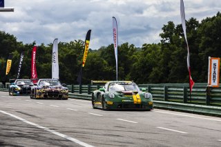 #120 Porsche 911 GT3-R of Adam Adelson and Elliott Skeer, Wright Motorsports, GT World Challenge America, Pro, FANATEC GT World Challenge America Powered by AWS, SRO America, VIR, Alton, VA July 19 - 21 2024.
 | Fabian Lagunas / SRO      