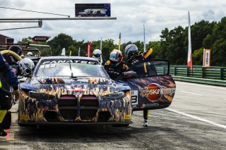 #38 BMW M4 GT3 of Samantha Tan and Neil Verhagen, ST Racing, GT World Challenge America, Pro-Am, SRO America, FANATEC GT World Challenge America Powered by AWS, VIR, Alton, VA July 19 - 21 2024.
 | Fabian Lagunas / SRO      