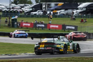#120 Porsche 911 GT3-R of Adam Adelson and Elliott Skeer, Wright Motorsports, GT World Challenge America, Pro, FANATEC GT World Challenge America Powered by AWS, SRO America, VIR, Alton, VA July 19 - 21 2024.
 | Fabian Lagunas / SRO           