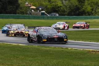 #91 Mercedes-AMG GT3 of Jeff Burton and Philip Ellis, Regulator Racing, GT World Challenge America, Pro-Am, SRO America, FANATEC GT World Challenge America Powered by AWS, VIR, Alton, VA July 19 - 21 2024.
 | Fabian Lagunas / SRO           