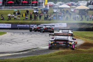 #32 Porsche 911 GT3-R of Kyle Washington and Tom Sargent, GMG Racing, GT World Challenge America, Pro-Am, FANATEC GT World Challenge America Powered by AWS, VIR, Alton, VA July 19 - 21 2024.
 | Fabian Lagunas / SRO           