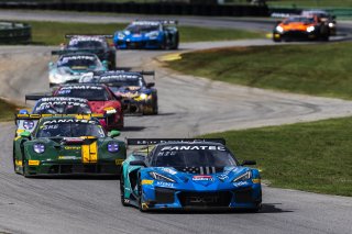 #63 Chevrolet Corvette Z06 GT3.R of Alec Udell and Tommy Milner, DXDT Racing, GT World Challenge America, Pro, SRO America, FANATEC GT World Challenge America Powered by AWS, VIR, Alton, VA July 19 - 21 2024.
 | Fabian Lagunas / SRO           