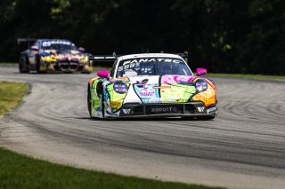 #32 Porsche 911 GT3-R of Kyle Washington and Tom Sargent, GMG Racing, GT World Challenge America, Pro-Am, FANATEC GT World Challenge America Powered by AWS, VIR, Alton, VA July 19 - 21 2024.
 | Fabian Lagunas / SRO           