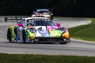 #32 Porsche 911 GT3-R of Kyle Washington and Tom Sargent, GMG Racing, GT World Challenge America, Pro-Am, FANATEC GT World Challenge America Powered by AWS, VIR, Alton, VA July 19 - 21 2024.
 | Fabian Lagunas / SRO           