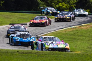 #32 Porsche 911 GT3-R of Kyle Washington and Tom Sargent, GMG Racing, GT World Challenge America, Pro-Am, FANATEC GT World Challenge America Powered by AWS, VIR, Alton, VA July 19 - 21 2024.
 | Fabian Lagunas / SRO           